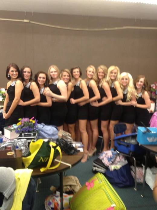 Nu girls for Miss ND...love my sisters! 